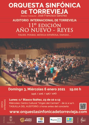 Presentación de los conciertos de Reyes y Año Nuevo de la Orquesta Sinfónica de Torrevieja