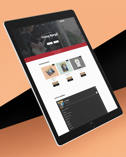 Chief 1 iPad webshop