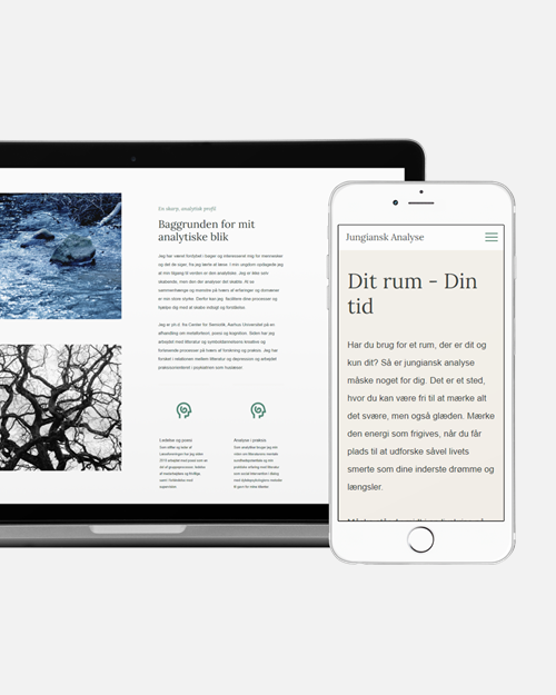 Nyt hjemmesidedesign