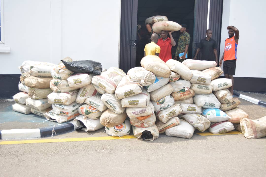 NNS BEECROFT arrests suspected smugglers, hands over 1441 bags of