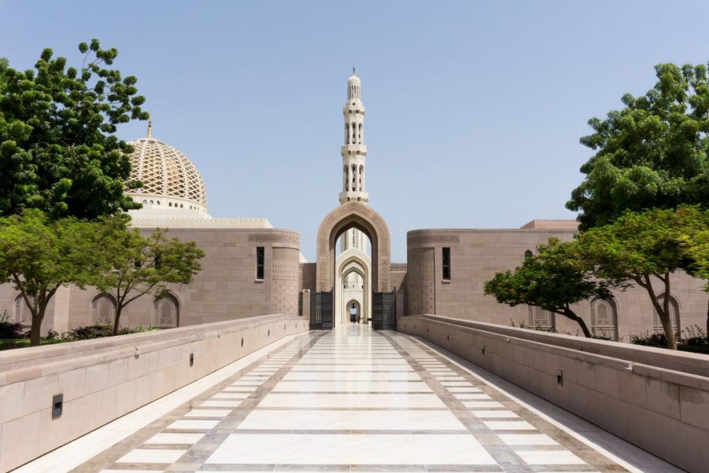 Muscat Sultan Qaboos Grand Mosque Oman One Second