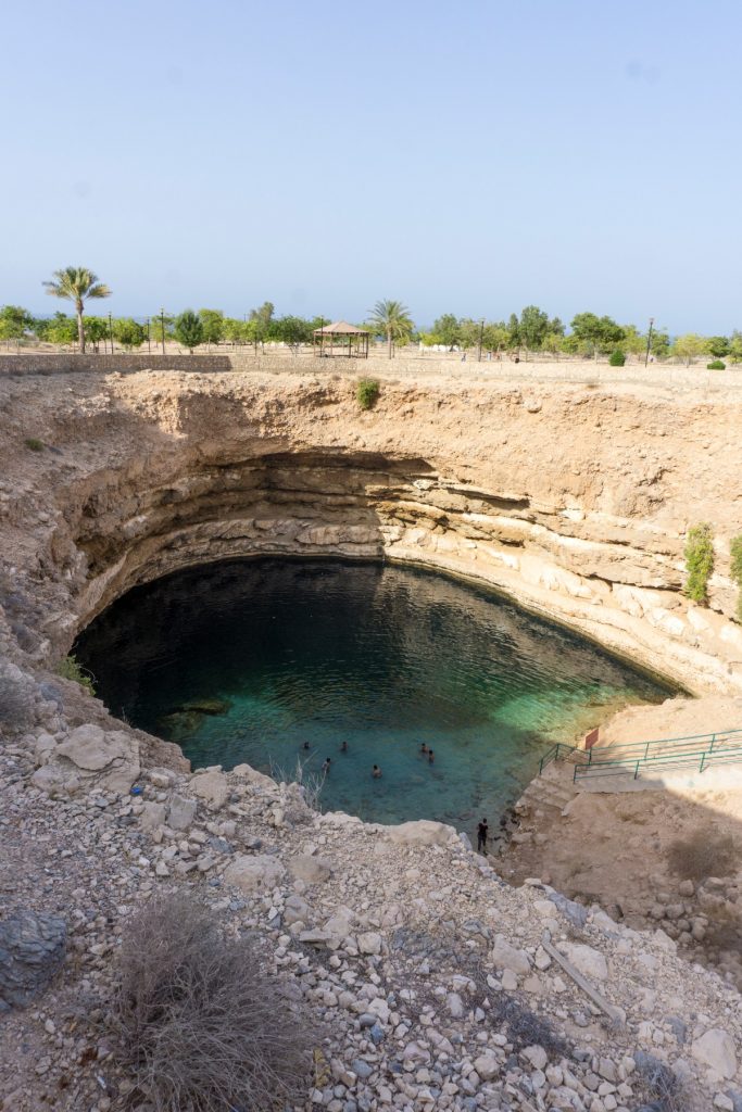 Sinkhole in Oman One Second