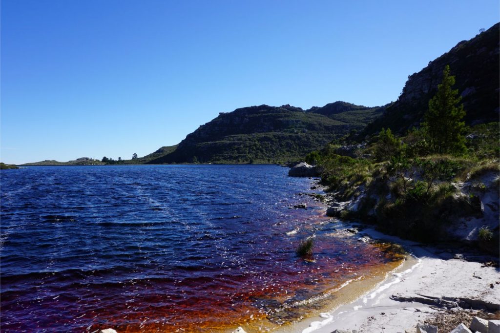 One Second-Hiking Table Mountains-Lake on top-De Villers water reservoir