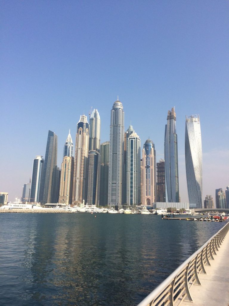 Dubai Marina UAE City Skyline