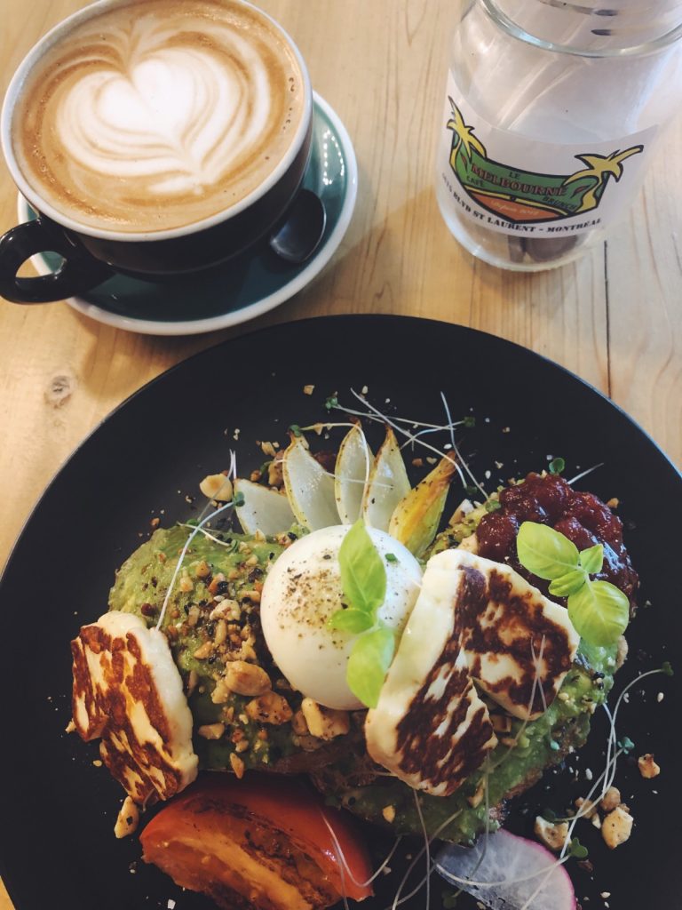 One Second - Halloumi salad at Melbourne Café