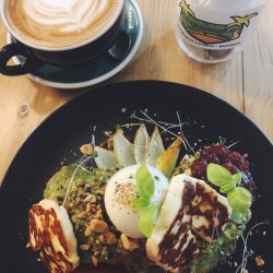 One Second - Halloumi salad at Le Melbourne Café