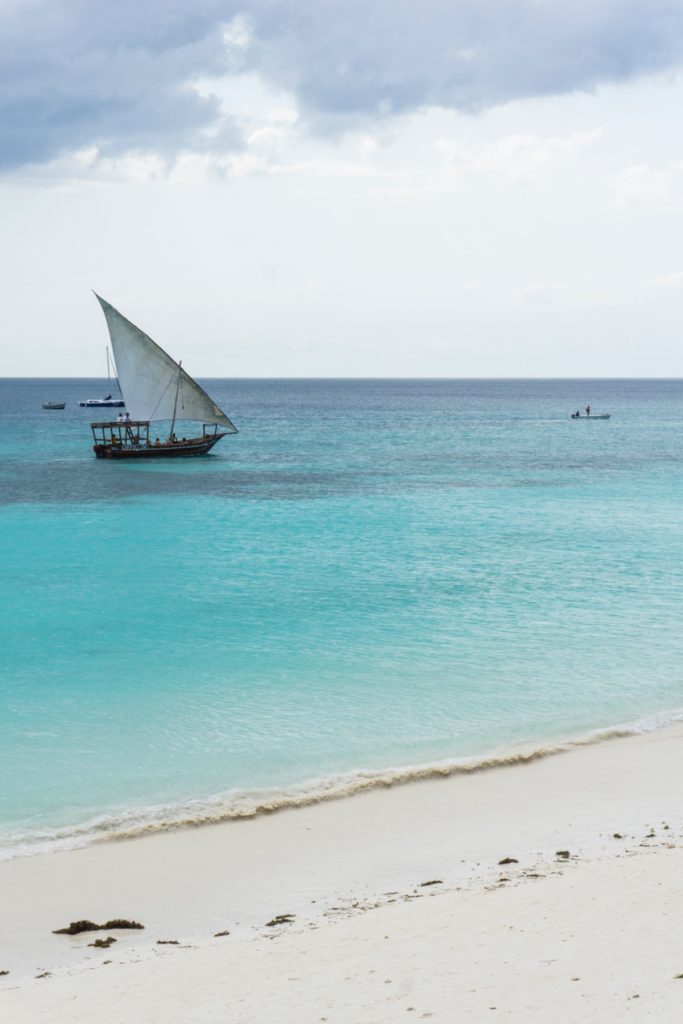 Dhow boat in Zanzibar