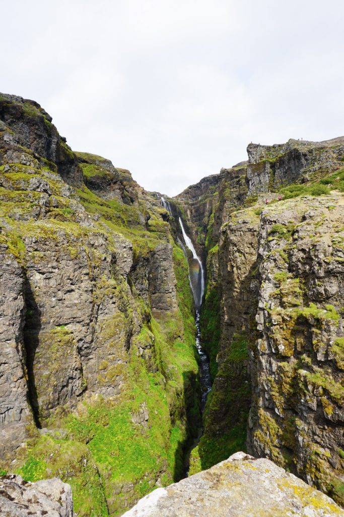 hidden waterfalls Iceland Glymur
