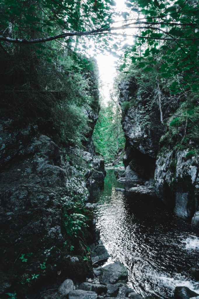 Our 7-days road trip in southern Germany - A little bit of refreshment while walking along the river during our hike in the Black Forest in Germany