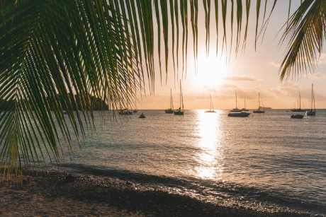 Coucher de soleil au Trois-Ilets - Les plus beaux endroits à voir en Martinique - One Second Journal