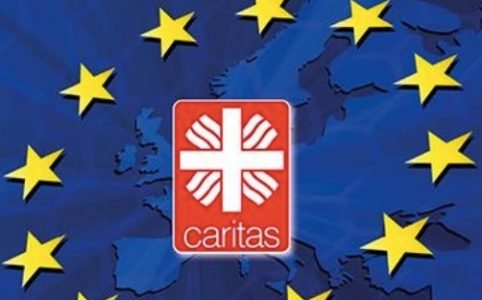 Oh der Caritas verbunden mit dem Europa Symbol