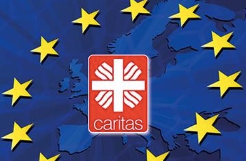 Oh der Caritas verbunden mit dem Europa Symbol