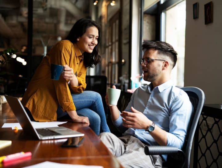 Relatie met een collega