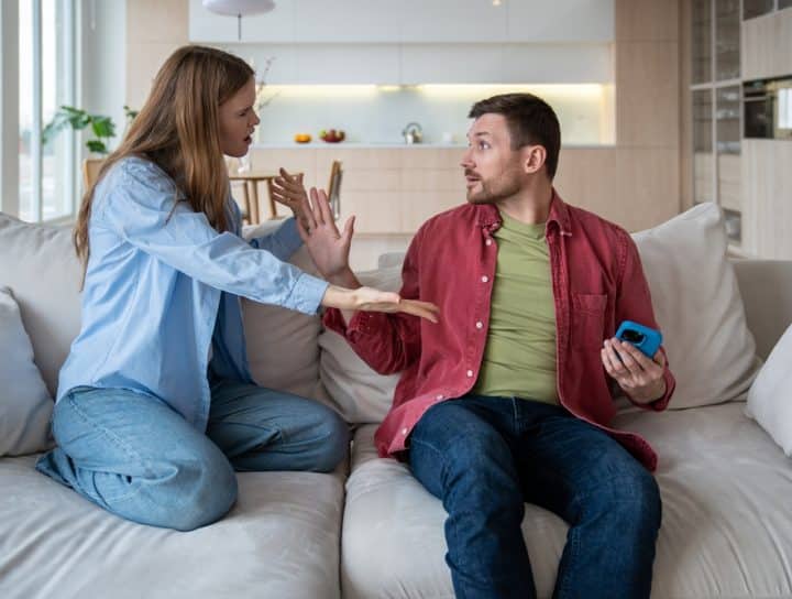 Jaloers in een relatie
