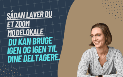 Sådan laver du et zoom mødelokale du kan genbruge til dine deltagere.