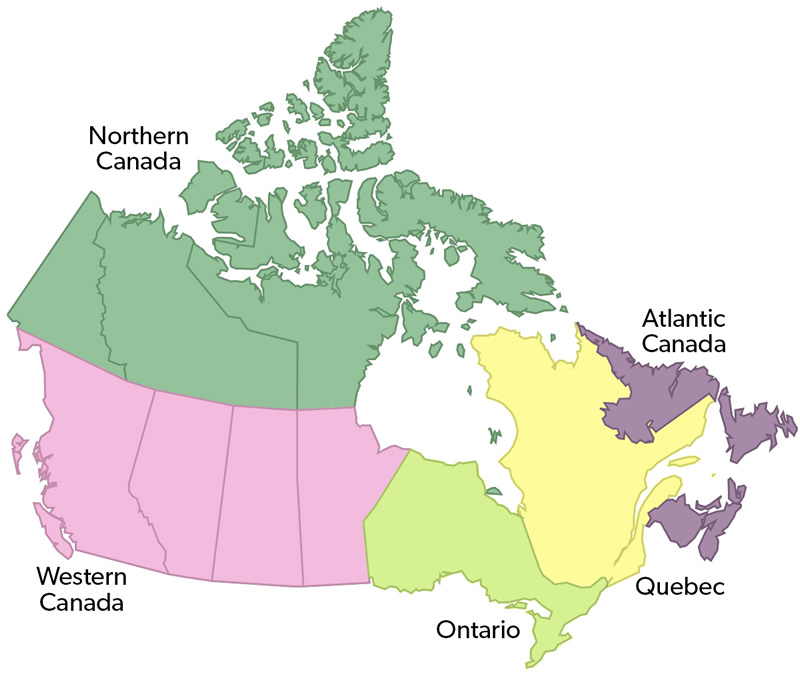 Online gambling in Canada comes under local provincial jurisdictions.