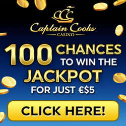 Captain Cooks offer with extra spins