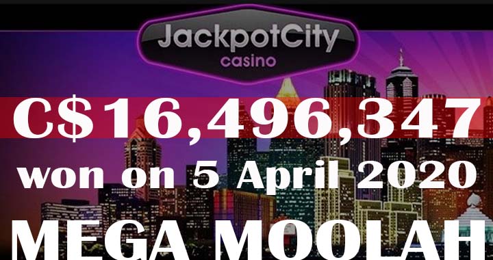 Mega Moolah record win at Jackpot City online casino