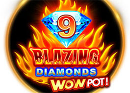 9 Blazing Diamonds massive jackpots