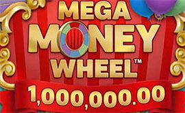 Mega Money Wheel free spins and a 1 million dollar jackpot up for grabs
