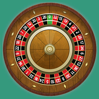 The wheel of French Roulette