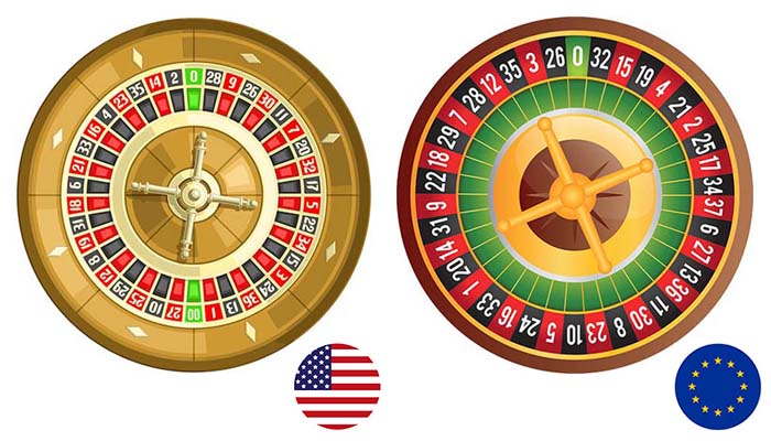 Difference between American Roulette and the European wheel