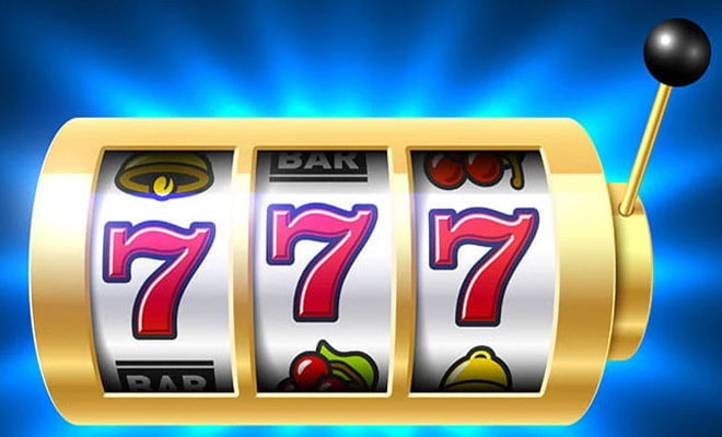 The symbol 777 is a lucky number for winning jackpots on slot machines