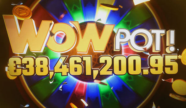 The world record for the largest WowPot jackpot won