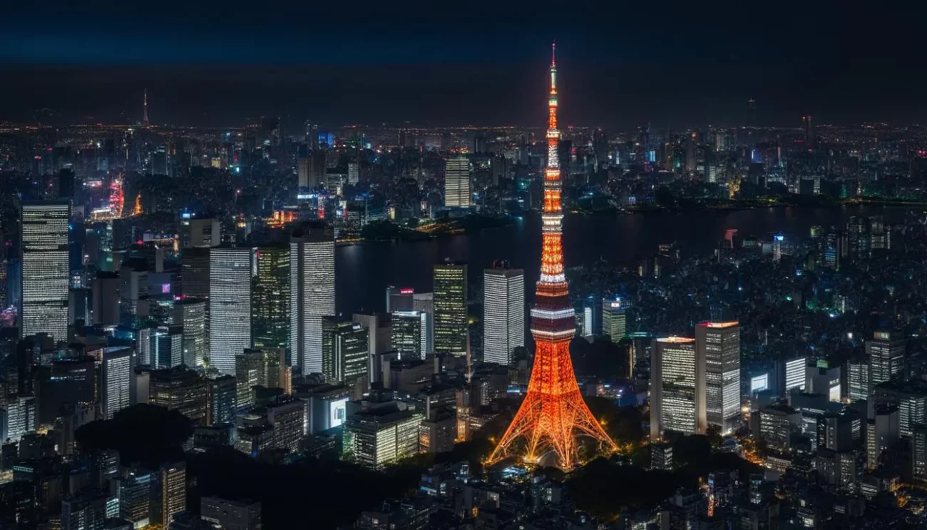panoramautsikt Tokyo