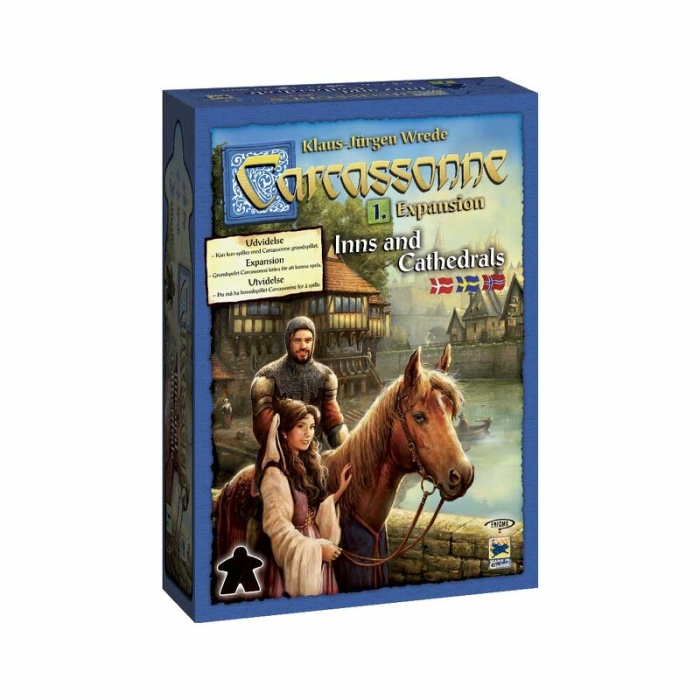 Carcassonne – Expansion 1: Inns & Cathedrals (Nordic) – Z-Man Games
