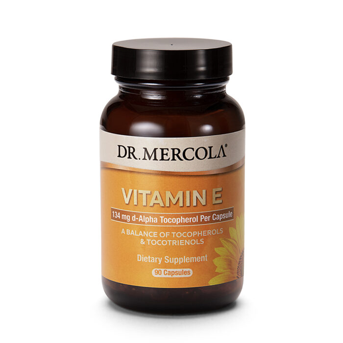 Vitamin E med tokoferoler och tokotrienoler (90 kapslar) – Dr. Mercola