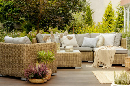 wicker tuinset