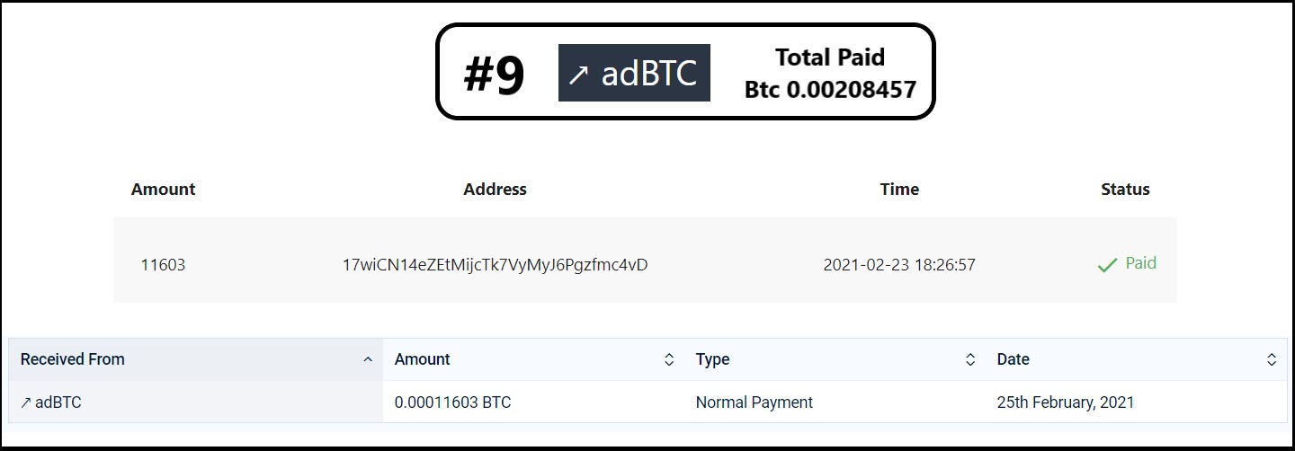 payment from adbtc