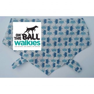 If your dog thinks he rules the roost, this bandana from the premium designer cotton range is the perfect choice! This tie on style bandana is adjustable and extremely comfortable for your dog to wear. Handmade with great care and attention to detail and worn all over the world! Machine washable at 30 degrees.