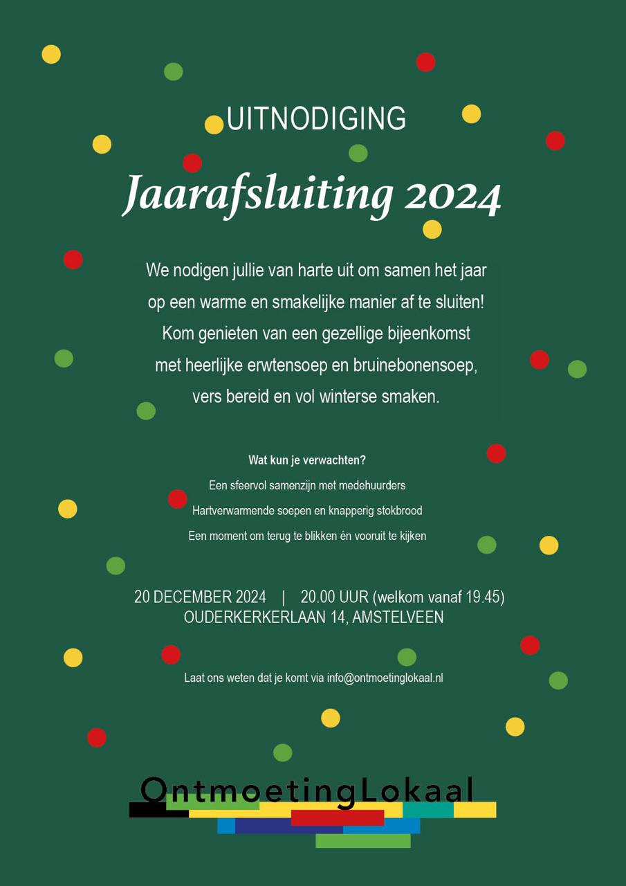 Jaarafsluiting huurders/ Year-end Gathering