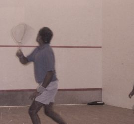 mens playing squash
