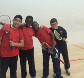 Squash in PE lessons