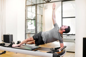 Squash Player on Pilates equipment