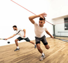 Squash player mental health