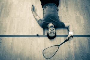 Negative Thoughts in Squash play