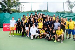 Columbian Junior Squash team