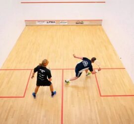 Squash player D1 and D2