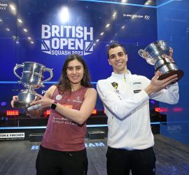 Nour El Sherbini and Ali Farag