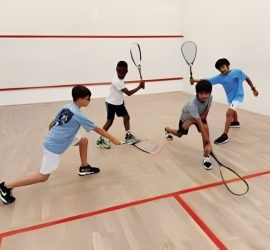 Tips on timing and positioning in Squash