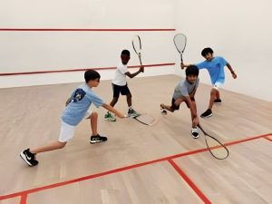 Tips on timing and positioning in Squash