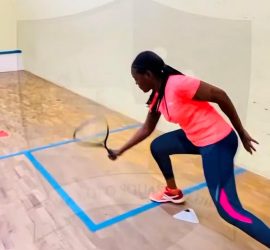 Backhand Loop Squash tips