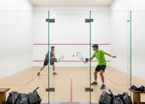 Squash training in December