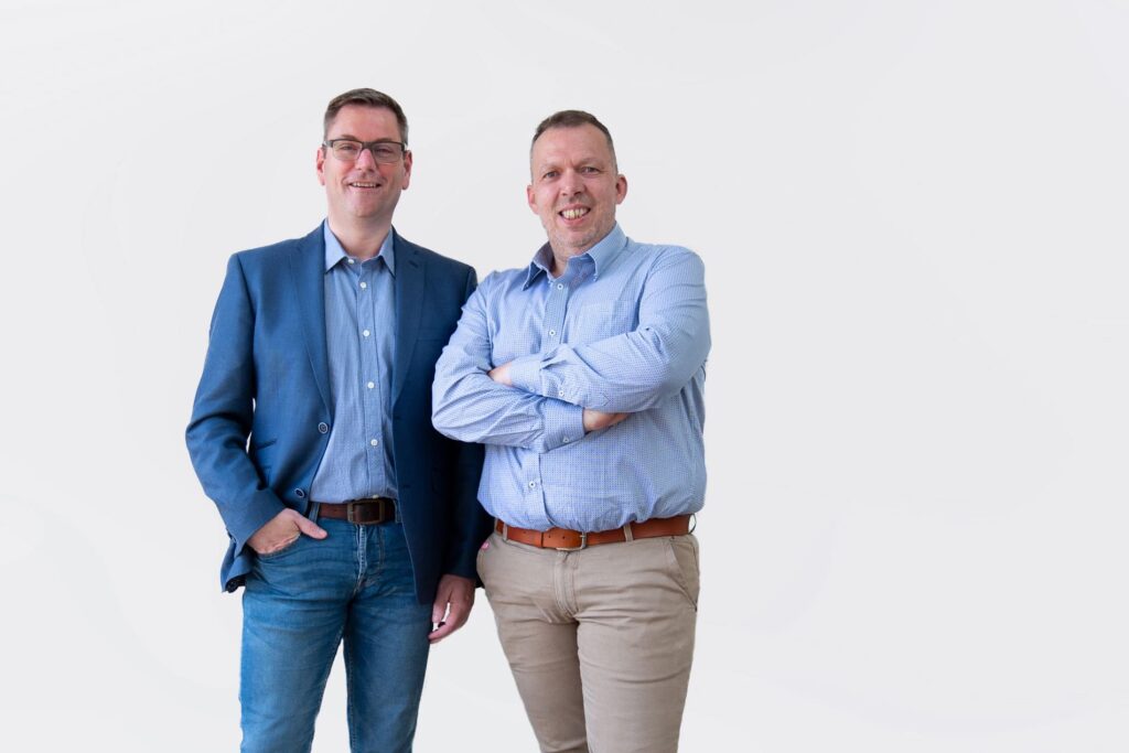 Opdamo innovatieve beugels voor leiding Stefan Didier zaakvoerders