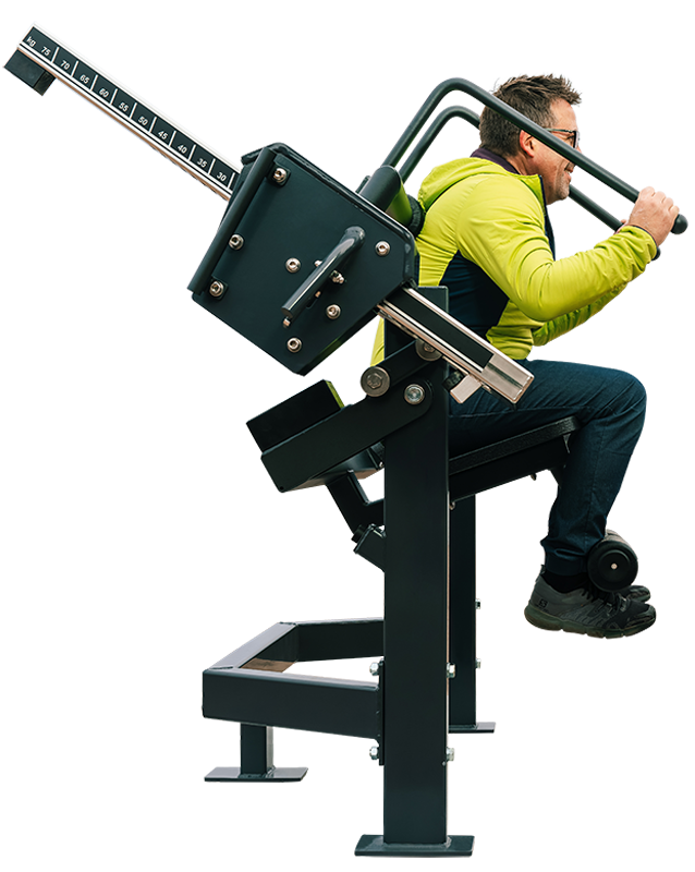 outdoor abdominal machine