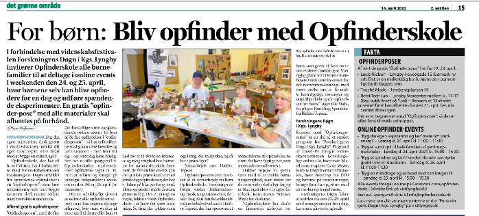 Opfinderskole i Det Grønne Område